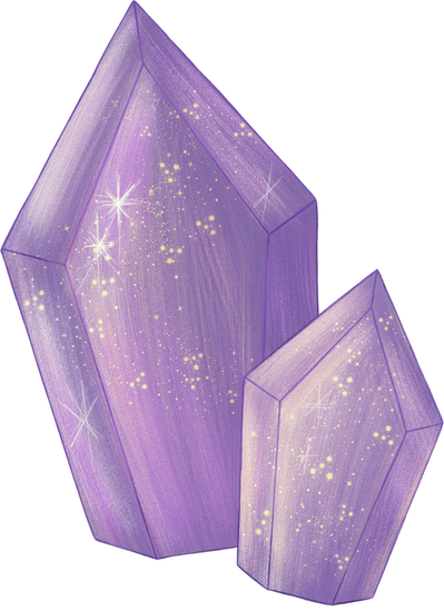 Purple crystal
